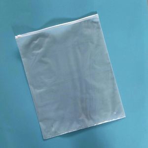 Tùy chỉnh Frosted phân hủy sinh học bao bì nhựa dây kéo túi xách, t Áo sơ mi đồ bơi Zip khóa túi với logo - Product Image 5