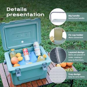 Liheng bán buôn <span class=keywords><strong>22L</strong></span> tiêm PP <span class=keywords><strong>Ice</strong></span> <span class=keywords><strong>Cooler</strong></span> hộp cách điện nhiệt cho cắm trại dã ngoại rượu bia cách điện <span class=keywords><strong>Cooler</strong></span> - Product Image 5