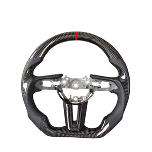 <span class=keywords><strong>Volante</strong></span> de Cuero y Fibra de Carbono con LED Calefactable Personalizado para <span class=keywords><strong>Mazda</strong></span> <span class=keywords><strong>3</strong></span> BK BP F1 Shape Sedan 2019 2020 2021 2022 2023 2024 2025 2026 - Product Image 5