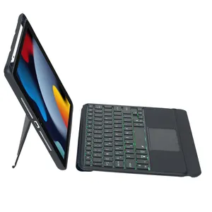 HOT sale Detachable Magnetic Keyboard Case for iPad Air 5th 4th generation 2022 2020 with Trackpad Touch RGB Backlit Custom Logo