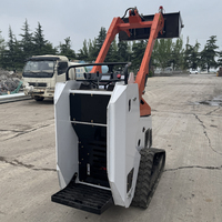 Spedizione Gratuita: Minipala Gommata LIHUA da 1 Tonnellata (1350 kg) con Benna da 820 mm