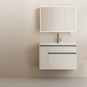 Multi functional Japanese style drawer <b>basket</b> integrated basin bathroom cabinet <b>for</b> <b>storage</b> - Product Image 1
