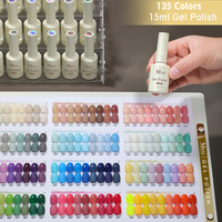 Kit de vernis à ongles en gel UV non toxique de haute qualité, 135 couleurs multicolores, pour salon de manucure, vente chaude, art des ongles, vente en gros