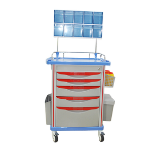 Abs Ziekenhuis Medische Anesthesie Geneeskunde Verpleegwagen Baby Gereedschap Crash Cart Uitgifte Auto - Product Image 1