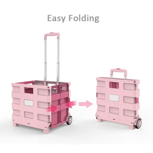 Custom Multi-functional Foldable <strong>Shopping</strong> Cart Outdoor Lightweight Portable <strong>Large</strong> Capacity 45L <strong>Trolley</strong> - Product Image 4