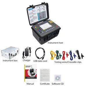 Es4000 Elektrische Energie Monitor Power Kwaliteit Analyzer Drie Fase Power Kwaliteit Tester Energie Analyzer