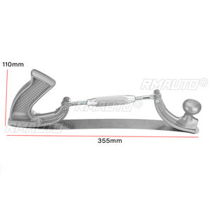 Lime à polir la carrosserie automobile à dents fraisées, réglable, taille S/M, 14 pouces, pour panneaux métalliques, avec support en acier à dents courbes - Product Image 5