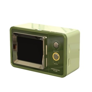 Hoshigami Plan Retro <b>Speaker</b> With Clock And Lyrics Display For Desktop Use - Product Image 3