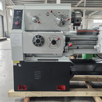 Tour à métaux horizontal robuste Yade CNC CA6140, broche BT40, 4 postes à outils, longueur de travail maximale 1000 mm