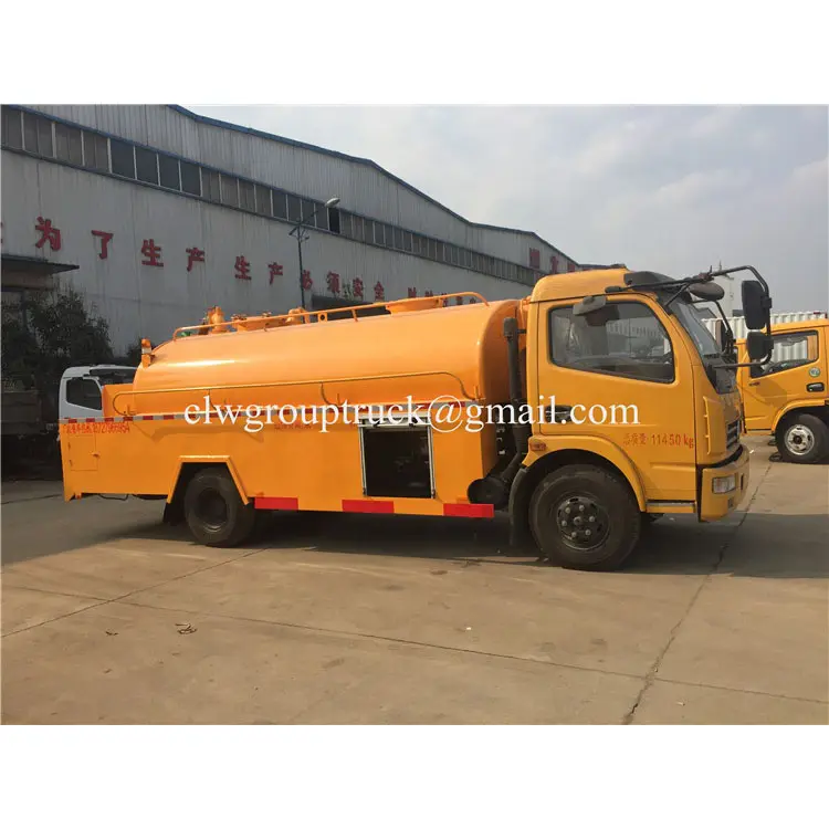 Hot selling Euro 4 and 4000L high-pressure sewer flushing sucking trucks