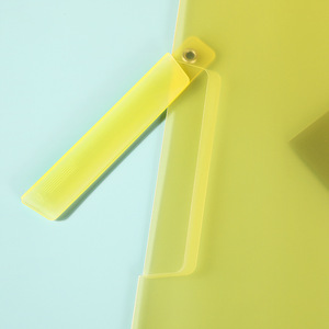 Folder A4 Warna-warni dengan Pengunci Putar dan Klip Penjepit, Bahan PP, untuk Penyimpanan Dokumen Kantor, Model 2102, Grosir - Product Image 4