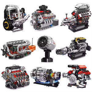 Mould King 10087-10250 Set di Costruzioni Motore V8 Supercar in Scala, Modello Tecnico con Motore Azionato, Kit di Mattoncini per Regalo Bambini - Product Image 1