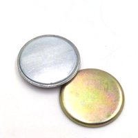 Magnet Neodymium Kuat Berlapis PVC Tak Terlihat untuk Pakaian, Dapat Dijahit, D15x3mm