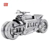 बी एस खिलौना DIY मोटरसाइकिल मॉडल कार 3D धातु हाथ इकट्ठे पहेली स्टीरियो के साथ निर्माण मॉडल किट शैक्षिक खिलौना 1:13