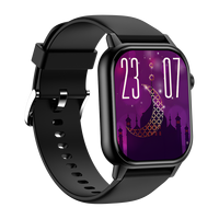 Montre Intelligente Musulmane Rappel des Heures de Prière Coran Direction Qibla 99 Noms d'Allah Rappel de Fêtes Islamiques Montre Connectée Bluetooth