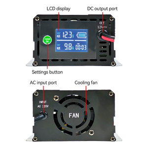 <span class=keywords><strong>Chargeur</strong></span> de batterie 10A avec écran LCD, protection multiple, compatible avec les batteries au plomb 12V - Product Image 3