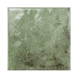 Piastrella Verde Capri 15 X 15 Cm, Spessore 8 Mm, Finitura Lucida, Bordi Irregolari - Product Image 4