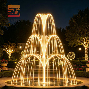 Sculpture <span class=keywords><strong>lumineuse</strong></span> de fontaine à changement de couleur RVB, lumière <span class=keywords><strong>LED</strong></span> étanche pour la décoration de Noël, de parcs et de rues commerciales - Product Image 5