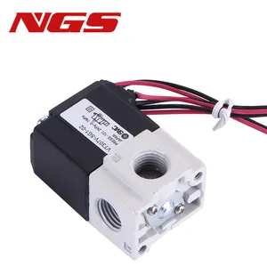 Micro Solenoid Valve Direct Acting High Frequency Negative Pressure Grommet Type 3/2 Way VT307