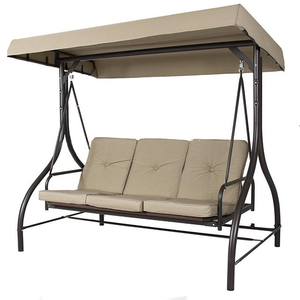 En plein air <span class=keywords><strong>3</strong></span> Sièges Balançoire Chaise Suspendue Avec Auvent - Product Image 2
