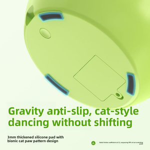 Juguete Eléctrico para Gatos con Forma de Manzana, <span class=keywords><strong>Oruga</strong></span> que se Mueve y <span class=keywords><strong>Mariposa</strong></span> que se Agita para Juego Interactivo - Product Image 6