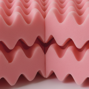 Panneaux acoustiques en PU en forme de caisse à oeufs avec absorption acoustique très efficace Noir 1220x2420mm 9mm d'épaisseur - Product Image 1