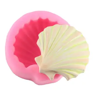 HY Seashell stampo in Silicone Shell stampo da forno per torta sapone fondente argilla polimerica Crafting