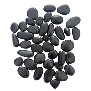 Galets et galets noirs polis naturels pour la base d'<span class=keywords><strong>aquarium</strong></span> extérieur et l'aménagement paysager d'<span class=keywords><strong>aquarium</strong></span> Arrangement de plantes aquatiques - Product Image 2