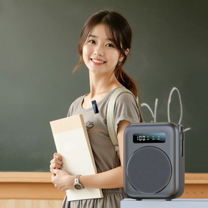 Haut-parleur sans fil anti-ronflement M10, amplificateur vocal portable avec système de microphone pour l'enseignement, les guides touristiques et le karaoké - Product Image 4
