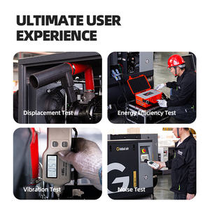 자동 스프레이 페인팅을위한 건조기 탱크로 PMVF 산업용 휴대용 스크류 공기 압축기 7.5KW/10HP 220V 에너지 절약 - Product Image 5