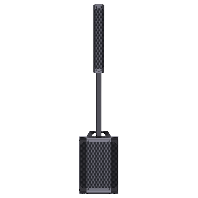 Portable Rechargeable Battery Party Speaker 600W 12 Inch Subwoofer 6*3 Inches Column Speaker Wireless Microphones Remote Control