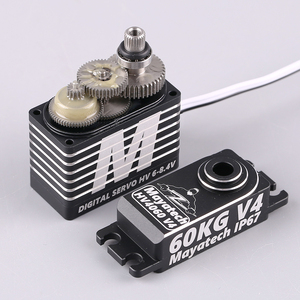 Mayatech HV4060 V4 60KG HV4080 V4 80KG, Engranaje Metálico de Alto Torque a Prueba de Salpicaduras, Digital de Alto Voltaje para Modelos de Aviones - Product Image 4