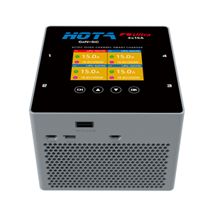 Cargador Inteligente HOTA F6 Ultra de 4 Canales, Modo Dual AC/DC, 10000W, 15A para Baterías Lipo, LiIon, NiMH con Nuevo USB Tipo-C - Product Image 1