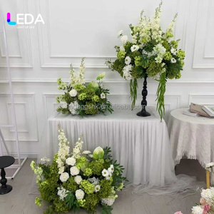 Boule de verdure artificielle LEDA 60 cm, boule de fleurs artificielles, centre de table de mariage, décoration de fête, bouquet floral pour événements et fêtes - Product Image 3