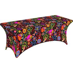 Custom Printed Floral American Western Rectangular Mantel Peva Material Pedido mínimo 1 pieza para fiestas de boda - Product Image 2