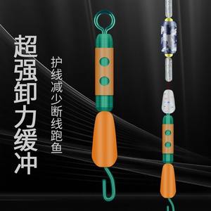 Clip de línea de descarga premium con amortiguador de silicona y conector giratorio rápido en forma de ocho para pesca en agua dulce - Product Image 1