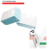 Label Pengiriman Termal Lipat Otomatis Tahan Air CHANG JIN CJ LGWL-751860 102x152mm Stiker Barcode