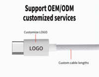 Cable de Carga y Datos Trenzado de Nylon Tipo-C a Tipo-C para iPhone 15 16 17 Pro Max, Fabricado por Ce Factory