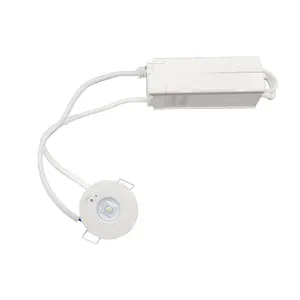 CE CB SAA IP20 Mini Non-maintained LED Emergency Downlight With 3.2V 1500mAh LiFePO4 Battery