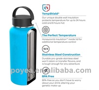 Termo de Acero Inoxidable de Boca Ancha de Lujo para Sublimación, Botella de Agua con Pajita, ¡Gran Oferta a Buenos Precios!