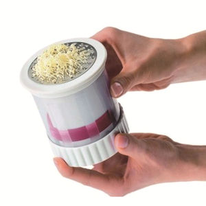 Râpe à fromage en plastique et acier inoxydable, hachoir à beurre, moulin à fruits, trancheuse, outils à fromage, outil pour compléments alimentaires pour bébés - Product Image 4