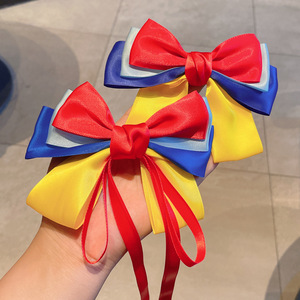 נסיכת bowknot סרט שיער קליפים תינוק בנות אופנה אביב שיער קליפ ברווז קליפ - Product Image 1