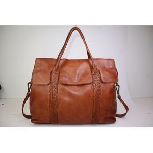 Nuevo Bolso de Cuero Genuino para Hombre, Gran Capacidad, Piel de Vacuno de Grano Completo, Logotipo Personalizado, Venta al Por Mayor - Product Image 1
