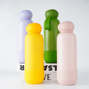 Premium Double Wall Vacuum Insulated 24oz Stainless Steel Water <b>Bottle</b> <b>for</b> Gym Hiking Travel with Protective Silicone Sleeve BPA - Product Image 4