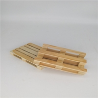 Sous-verres en bois poli écologiques personnalisés, mini palette en bois pour tasses, sous-verres en bambou