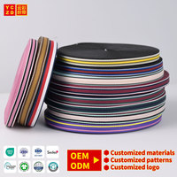 Sangle Jacquard GOTS 10 mm en Gros, Sangle Colorée Personnalisée, Large Bande Jacquard en Polyester pour Sacs et Garnitures de Vêtements