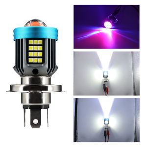 Bombilla LED <span class=keywords><strong>de</strong></span> Doble Color YD H4 BA20D, Foco para Motocicleta, Lámpara <span class=keywords><strong>de</strong></span> Lente Láser Súper Brillante para Luz <span class=keywords><strong>de</strong></span> Motocicleta con <span class=keywords><strong>Ojo</strong></span> <span class=keywords><strong>de</strong></span> <span class=keywords><strong>Demonio</strong></span> - Product Image 3