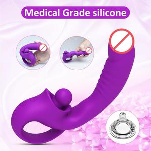 Vibrador de clítoris de 7,5 pulgadas de alta calidad, estimulación interna del punto G, juguete sexual, masturbador femenino para mujeres - Product Image 2