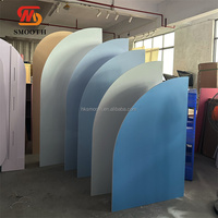 Arche de fond en PVC en forme de voilier, en acrylique coloré, directement de l'usine, pour la décoration de fête, de baby shower, de mariage