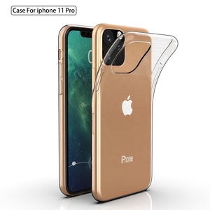 caso claro caso de TPU suave ultra delgada transparente parachoques <span class=keywords><strong>del</strong></span> teléfono celular caso para iPhone 11pro - Product Image 5